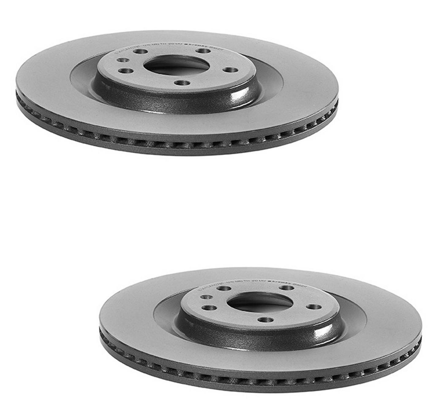 Audi Porsche Brakes Kit - Pads and Rotors Rear (330mm) (Low-Met) 8W0615601E - Brembo 3700080KIT